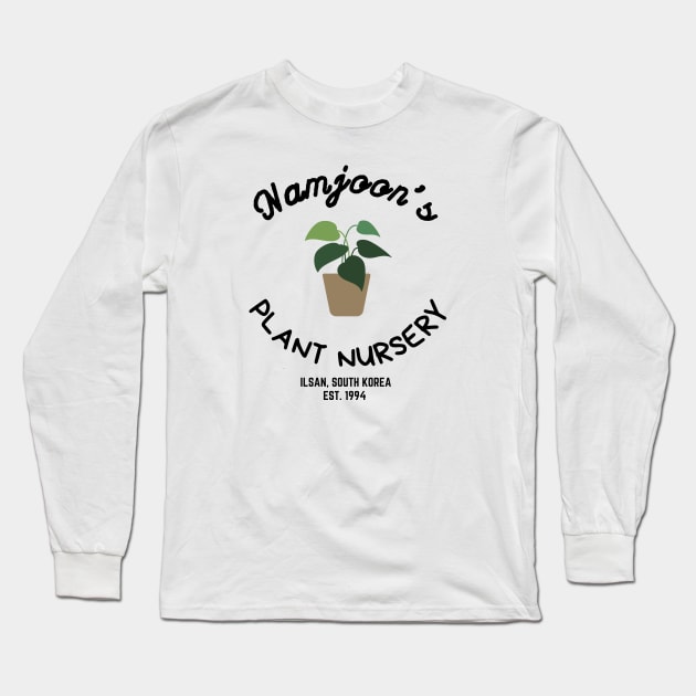 Namjoon's Plant Nursery (BTS) Long Sleeve T-Shirt by e s p y